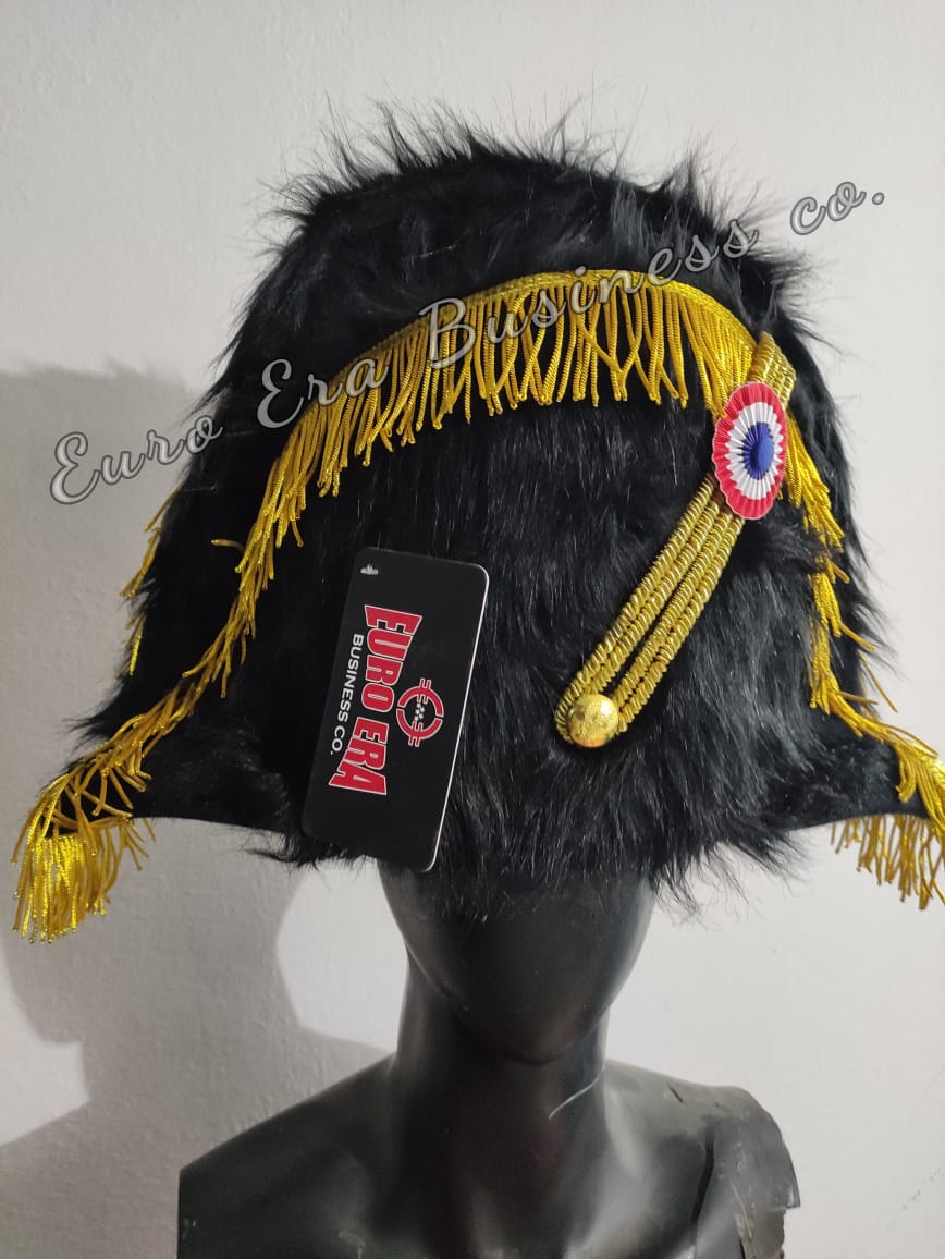 Napoleonic 18th century General Field Marshal Military Bicorn Hat