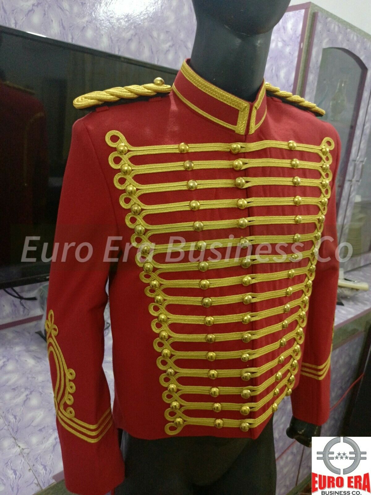 Steampunk Military Uniform hussar jacket-Napoleonic uniform Jacket
