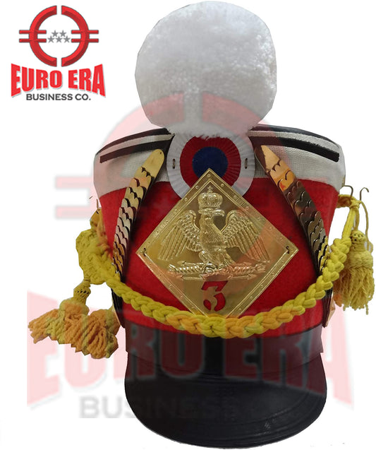 Napoleonic 18th century French Prussian Military Officer Shako Hat