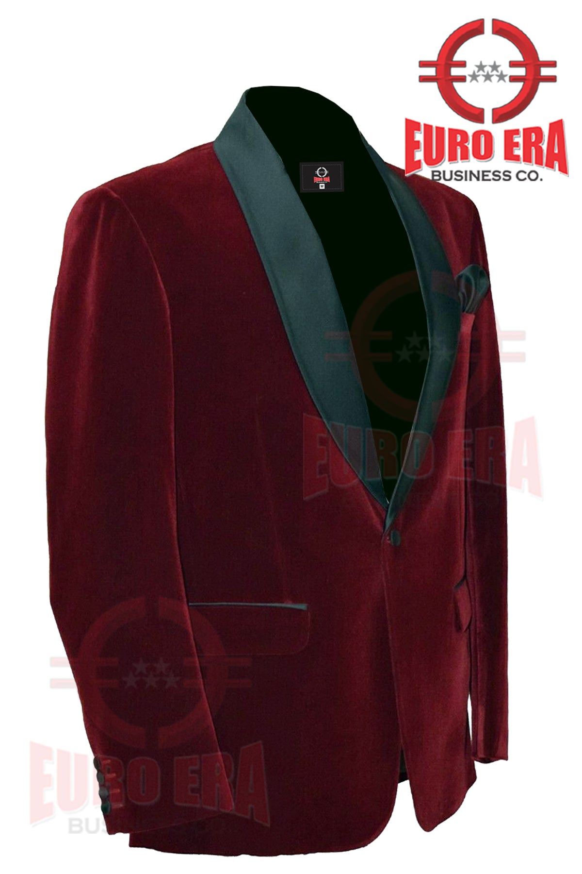 New burgundy Velvet Smoking Coat Jacket Tuxedo Wedding Party Wear Smoking COAT