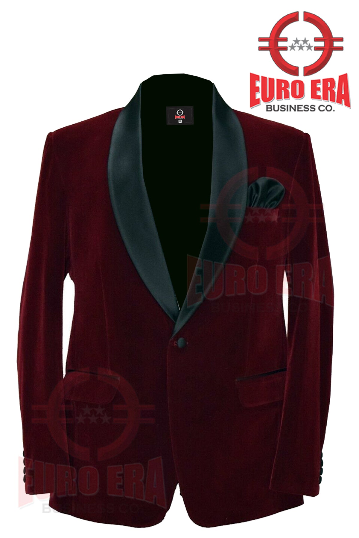 New burgundy Velvet Smoking Coat Jacket Tuxedo Wedding Party Wear Smoking COAT