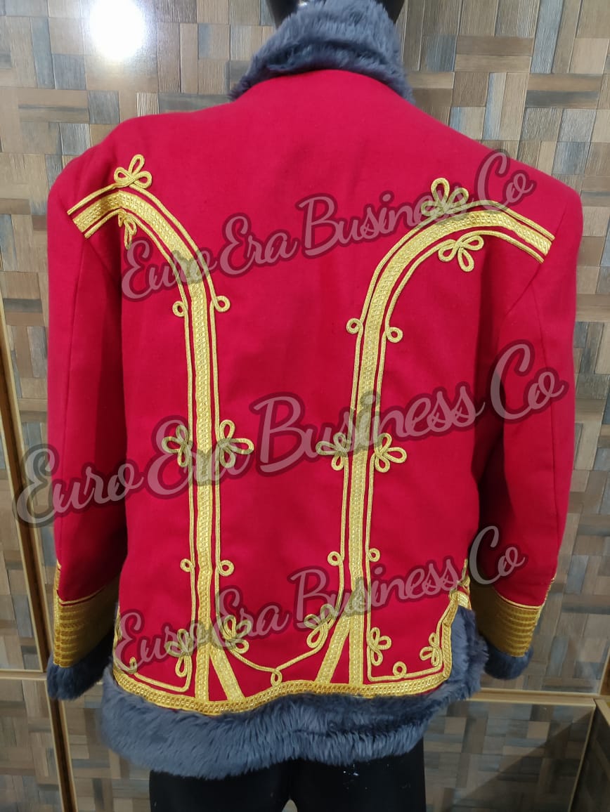 Napoleonic Colonel Major of Horse Hunters of Guard Hussar Military Pelisse Jacket