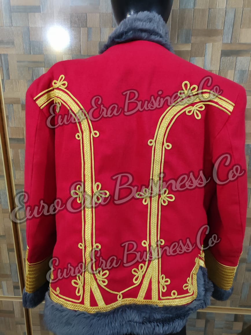Napoleonic Colonel Major of Horse Hunters of Guard Hussar Military Pelisse Jacket