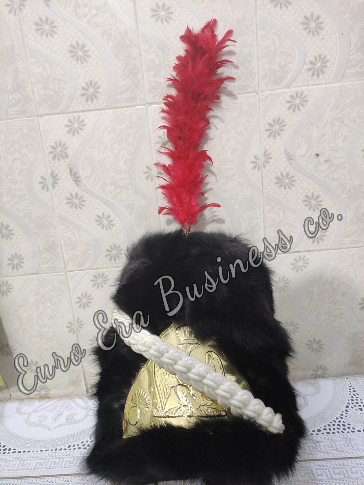 New Napoleonic French Imperial Guards Military Officer Shako Hat