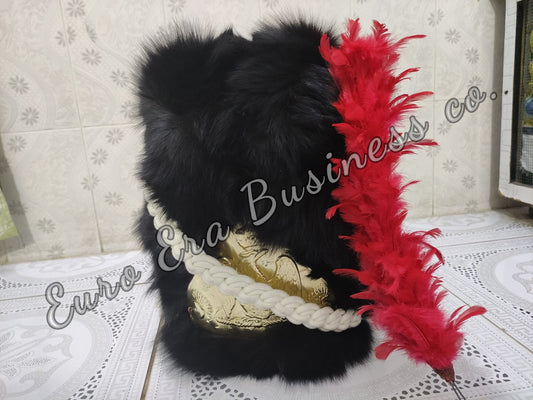 New Napoleonic French Imperial Guards Military Officer Shako Hat