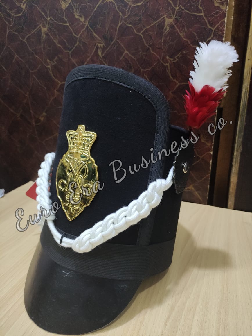 New 18th Century British Shako HAT With Cord Repro