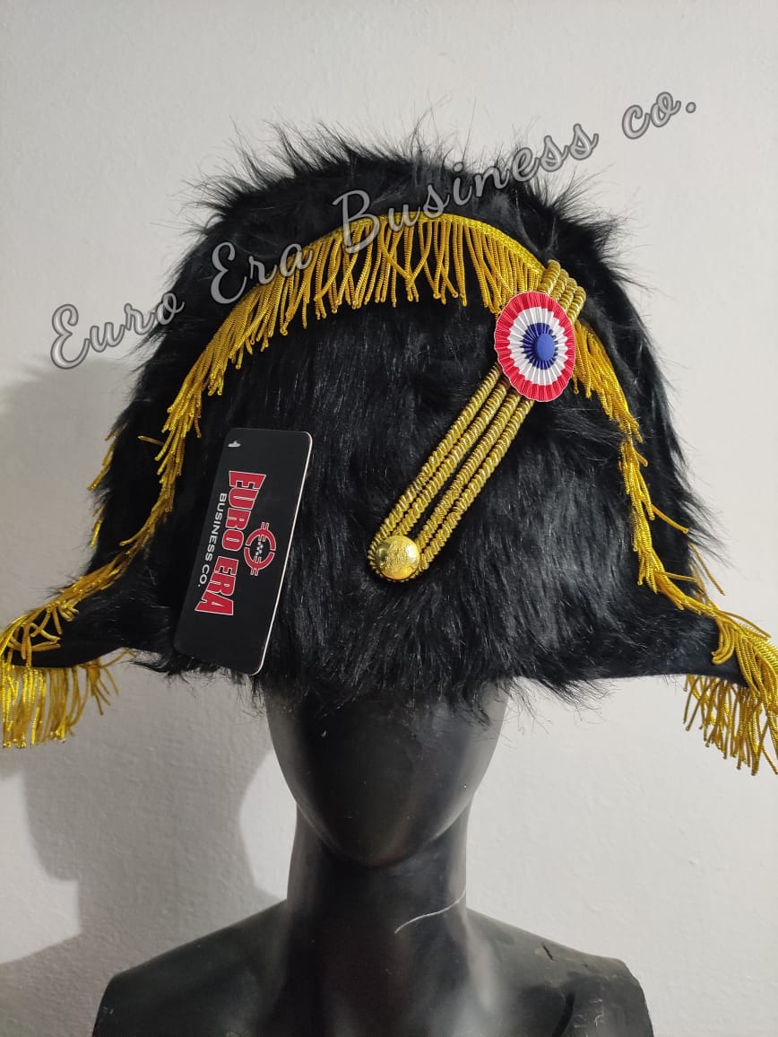 Napoleonic 18th century General Field Marshal Military Bicorn Hat