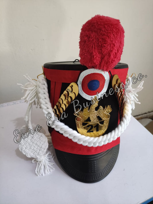 Napoleonic 17th 18th century French Military Officer Shako Hat