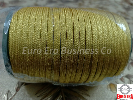 100 Meter 5mm Artillery Metal Wire Lace Double Vellum Gilt Metal Wire Laces