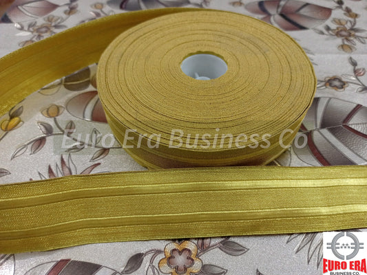 100 Meter Naval Gold Metallic Wire Lace Trim 25mm Braid