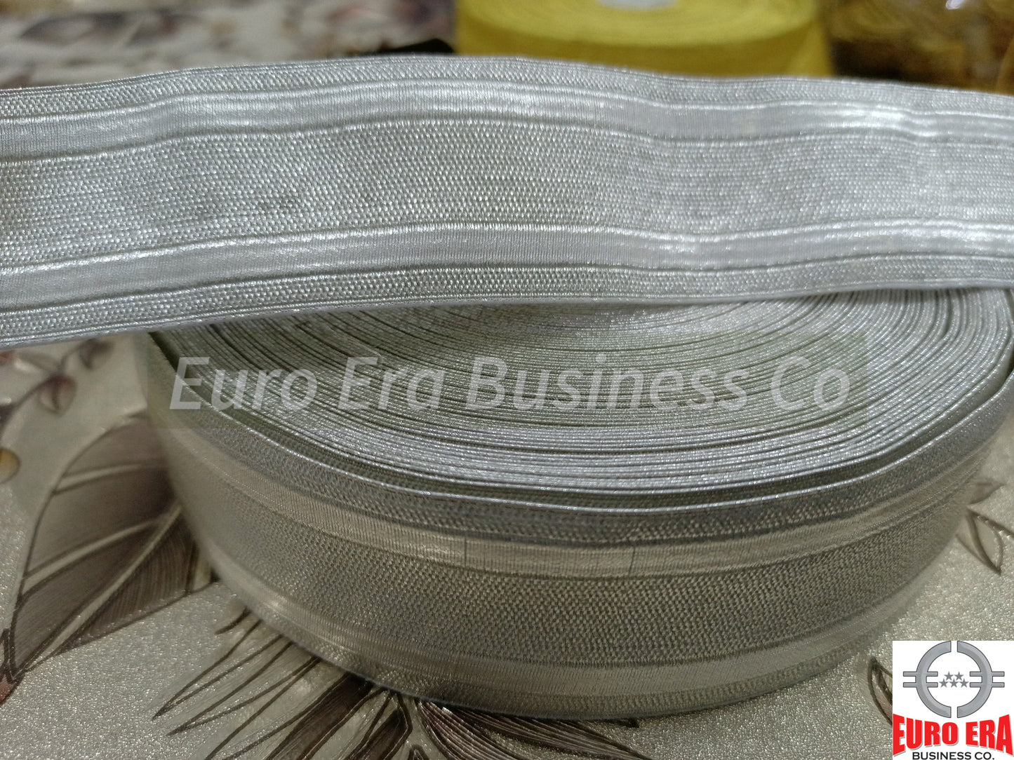 100 Meter Naval Silver Metallic Wire Lace Trim 25mm Braids