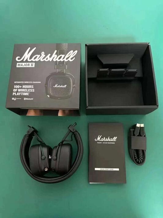 Marshall Major V Wireless Headphones Exceptional Sound 100hrs Long Battery