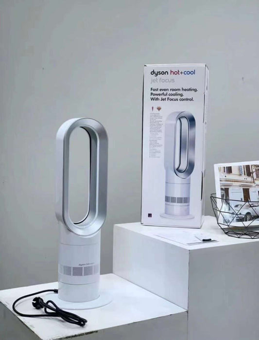 DYSON Hot + Cool Jet Focus Fan Heater in White/Nickel AM09 NEW