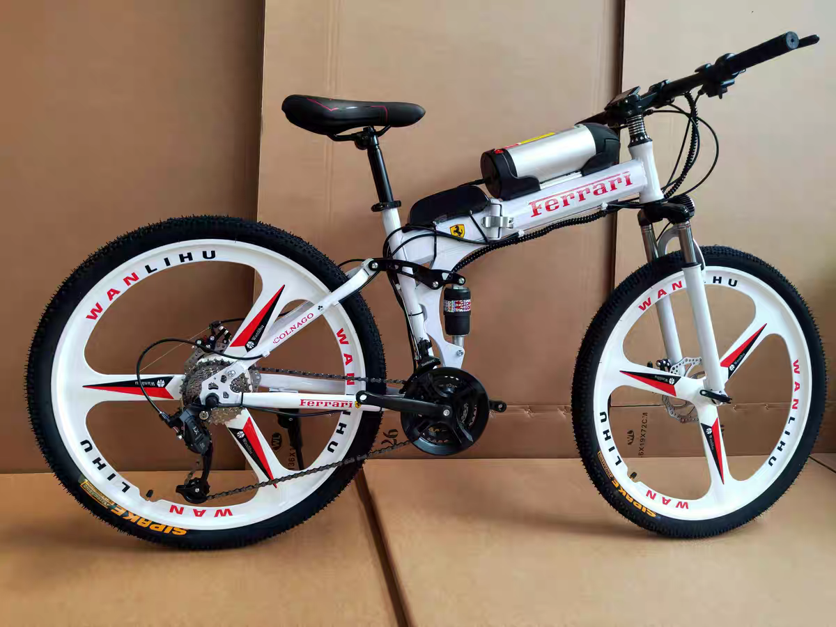 New Ferrari foldable electric bicycle Ferrari E Bike Electric Mountain Bicycle