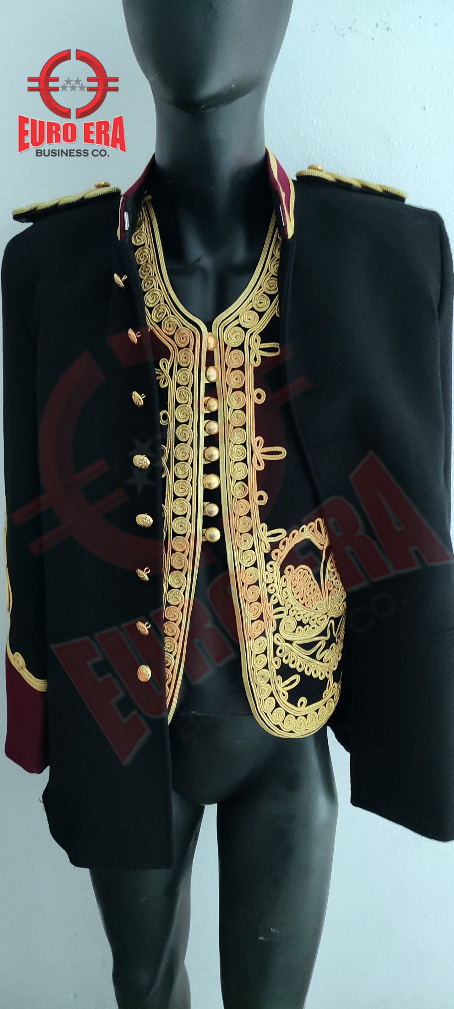 Napoleonic Hussars Uniform Military Style Jimi Hendrix Jacket & Waistcoat