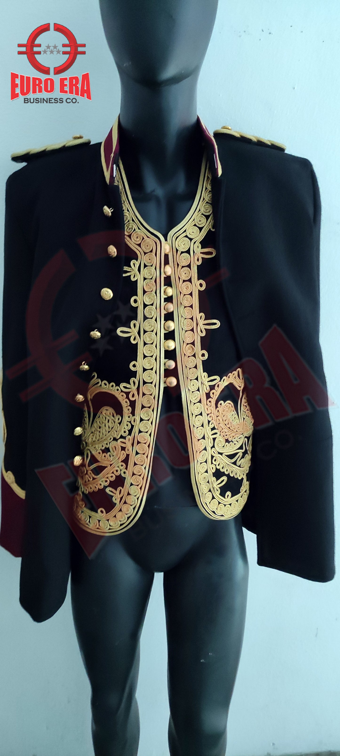 Napoleonic Hussars Uniform Military Style Jimi Hendrix Jacket & Waistcoat
